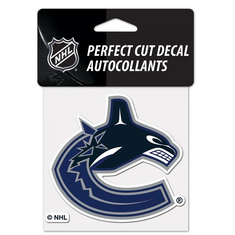 Vancouver Canucks Perfect Cut Colour Decal 4" x 4"