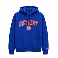 Detroit Pistons Champion Arch Royal Blue Pullover Hoodie – Men’s