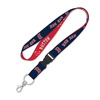 BOSTON RED SOX LANYARD W/DETACHABLE BUCKLE 1"