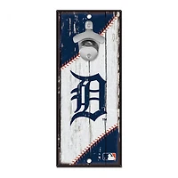 Detroit Tigers Bottle Opener Sign 5" x 11"