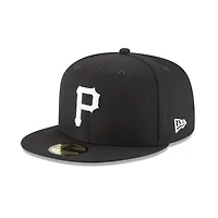 Pittsburgh Pirates Black and White 59Fifty