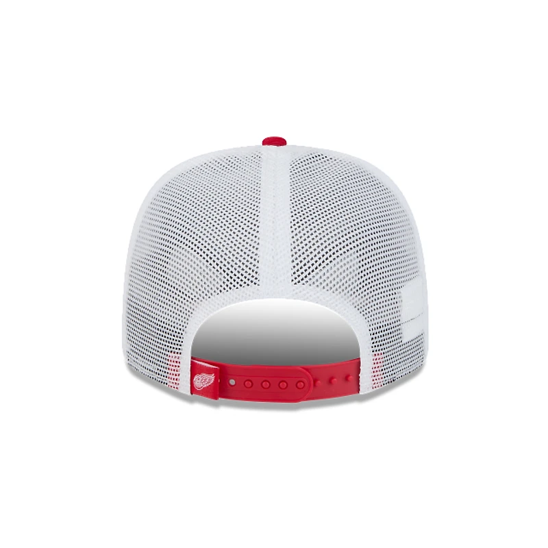 Detroit Red Wings Red and White Trucker 9Seventy Stretch Snap Hat