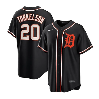 Detroit Tigers Spencer Torkelson Nike Carbon Black Fashion Replica Jersey