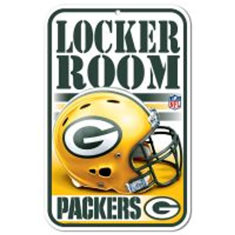 Green Bay Packers Plastic Sign 11" x 17"