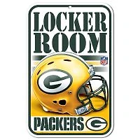 Green Bay Packers Plastic Sign 11" x 17"
