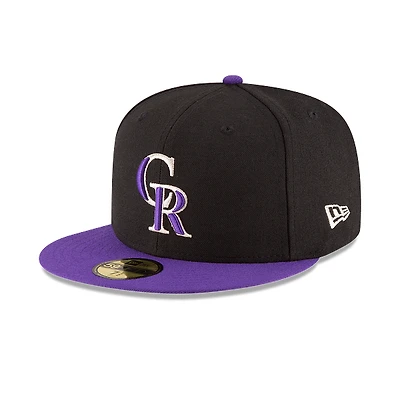 Colorado Rockies Black and Purple Alternate 2017 59Fifty