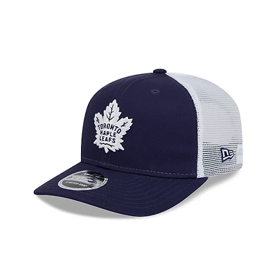 Toronto Maple Leafs Blue and White Trucker 9Seventy Stretch Snap Hat
