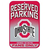 Ohio State Buckeyes Plastic Sign 11" x 17"
