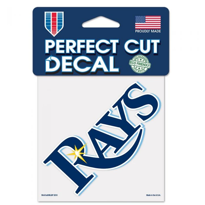 Tampa Bay Rays Perfect Cut Colour Decal 4" x 4"