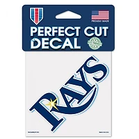 Tampa Bay Rays Perfect Cut Colour Decal 4" x 4"