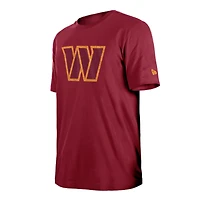 Washington Commanders Burgundy Team Logo Evergreen Tee