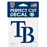Tampa Bay Rays TB Perfect Cut Colour Decal 4" x 4"