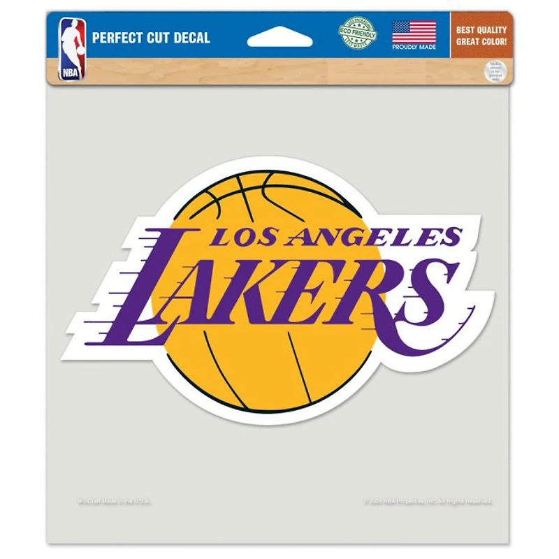 Los Angeles Lakers Perfect Cut Colour Decal 8" x 8"