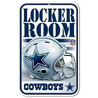 Dallas Cowboys Plastic Sign 11" x 17"