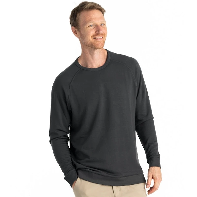Men's Bamboo Lightweight Fleece Crew