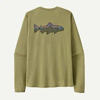 Men's Long-Sleeved Capilene Cool Sun Shirt - Fitz Roy Trout