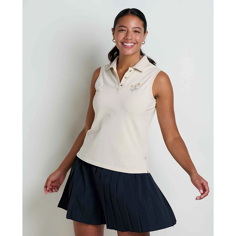 Women's Yerba Sleeveless Polo