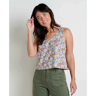 Women's Taj Hemp Button Back Tank II