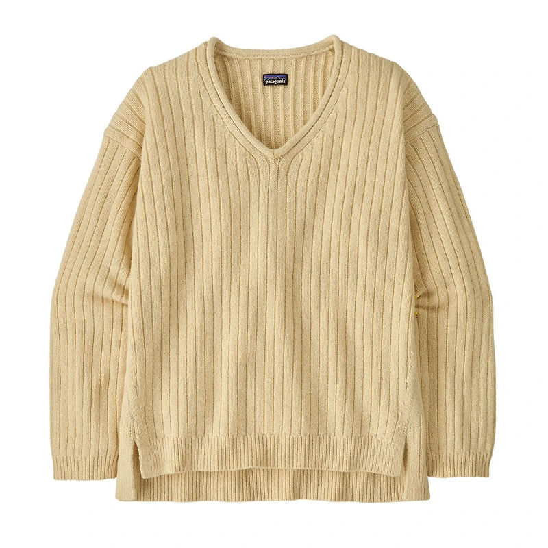 Women's Recycled Wool-Blend V-Neck Sweater