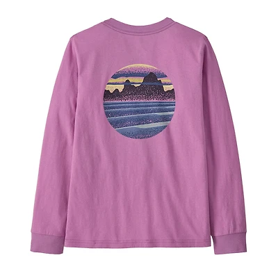 Kids' Long-Sleeved Skyline Stencil T-Shirt
