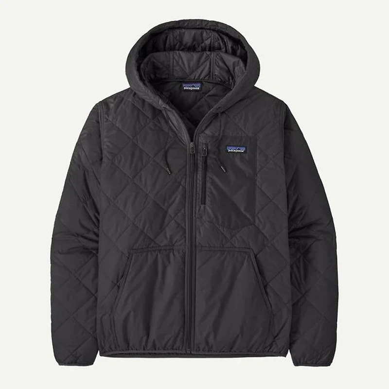 Men's Diamond Quilted Bomber Hoody