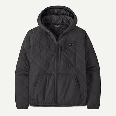 Men's Diamond Quilted Bomber Hoody