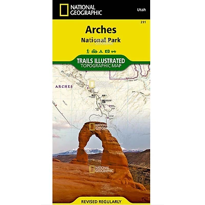 Trails Illustrated Map: Arches National Park