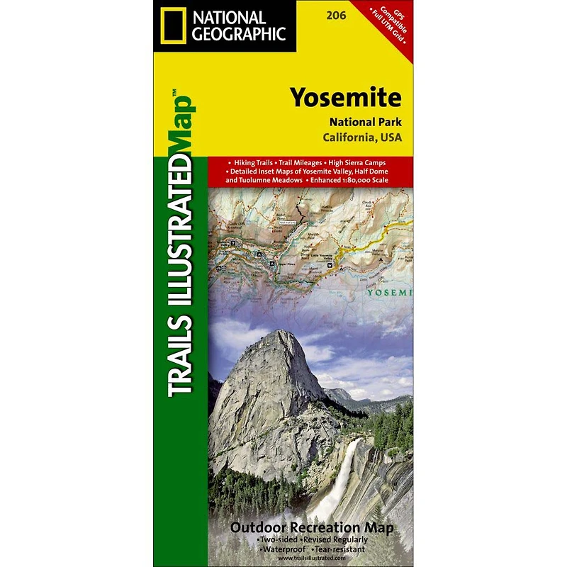 Trails Illustrated Map: Yosemite National Park