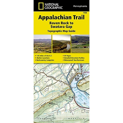 Appalachian Trail Map, Raven Rock to Swatara Gap [Pennsylvania]