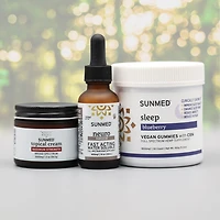 Broad Spectrum Sleep Gummies + Neuro Water Soluble + Topical Cream Bundle