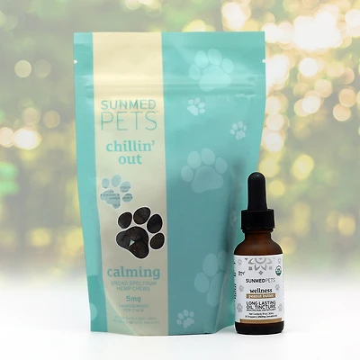 Chillin' Out Pet Chews + Pet Tincture Bundle
