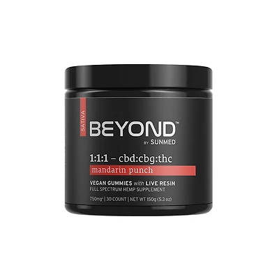 Beyond 1:1:1 Sativa Live Resin Gummies