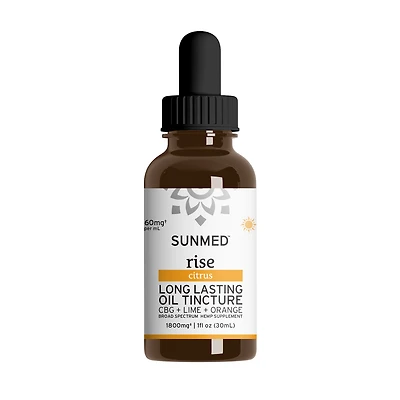 Broad Spectrum Rise CBG Citrus Tincture