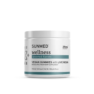 Broad Spectrum Vegan Wellness CBD Gummies
