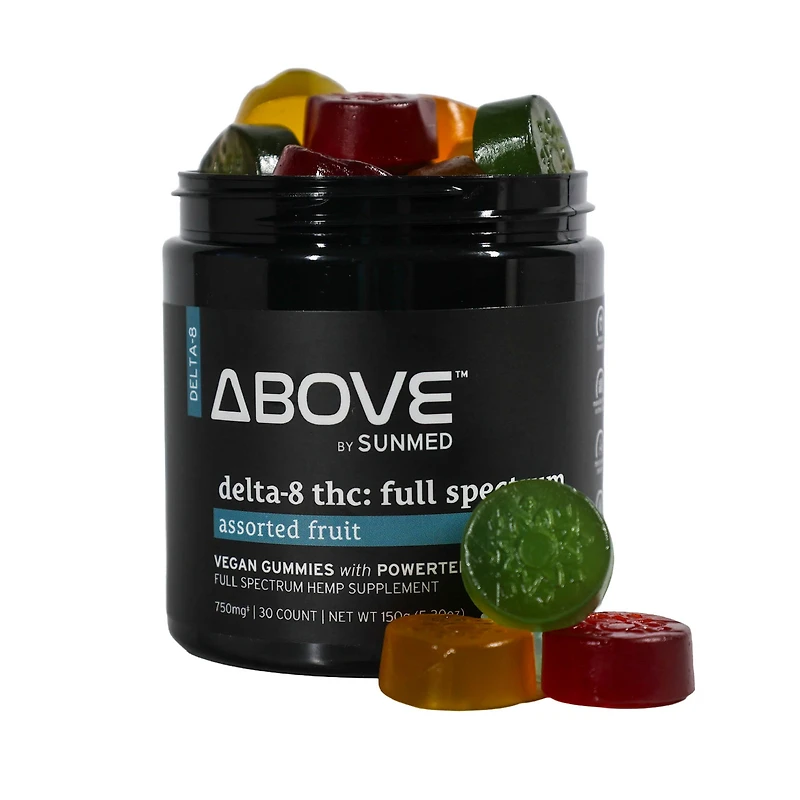Above Delta-8 Full Spectrum Blend Gummies