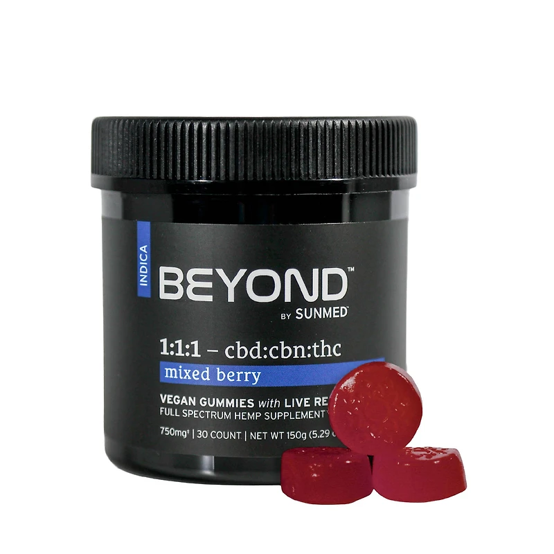 Beyond 1:1:1 Indica Live Resin Gummies