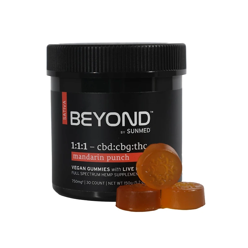 Beyond 1:1:1 Sativa Live Resin Gummies