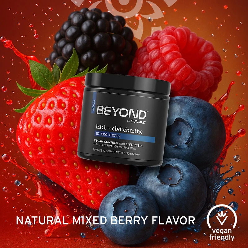 Beyond 1:1:1 Indica Live Resin Gummies