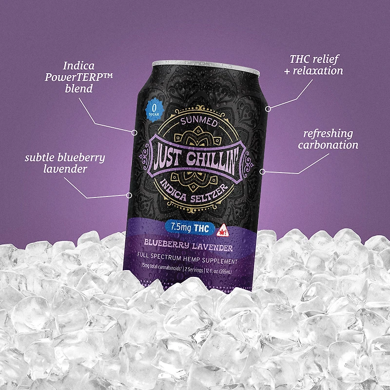 Beyond Just Chillin’ Indica THC Seltzer