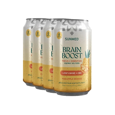 Brain Boost Energy Seltzer - 4 Pack