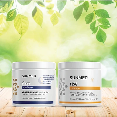 Full Spectrum Sleep + Rise Gummies Bundle