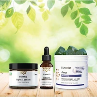 Full Spectrum Sleep Gummies + Neuro Water Soluble + Topical Cream Bundle