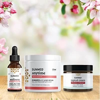 Full Spectrum Anytime Gummies + Water Soluble + Topical Cream Bundle