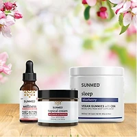 Broad Spectrum Sleep Gummies + Water Soluble + Topical Cream Bundle