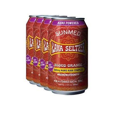 Kava Seltzer - Blood Orange 4 pack