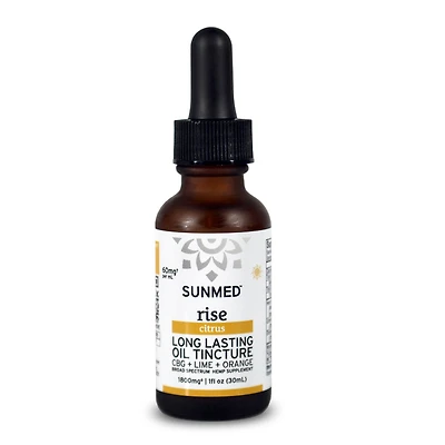 Broad Spectrum Rise CBG Citrus Tincture