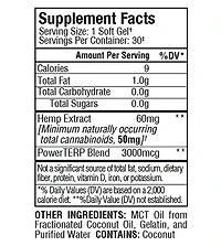 Full Spectrum CBD Soft Gel Capsules