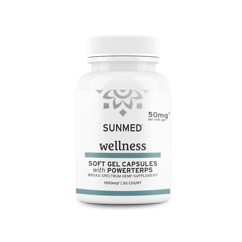 Broad Spectrum CBD Soft Gel Capsules