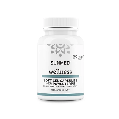 Broad Spectrum CBD Soft Gel Capsules