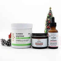 Full Spectrum Anytime Gummies + Water Soluble + Topical Cream Bundle